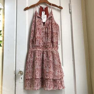 Joie Front Tassel Dress - SilkTerracotta Small NWT